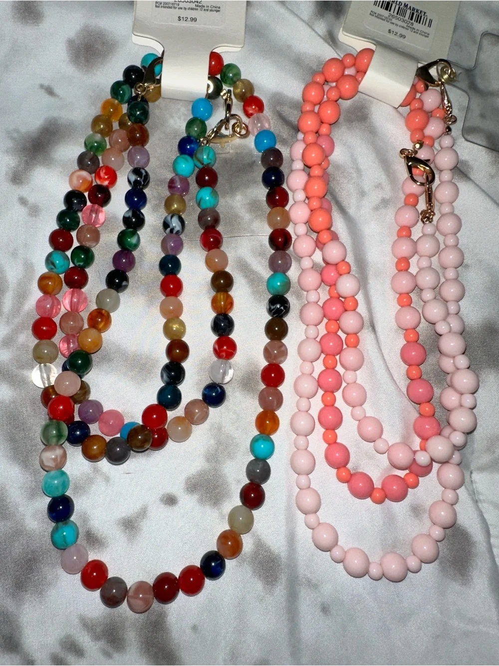 2 World Market Beaded Phone Straps